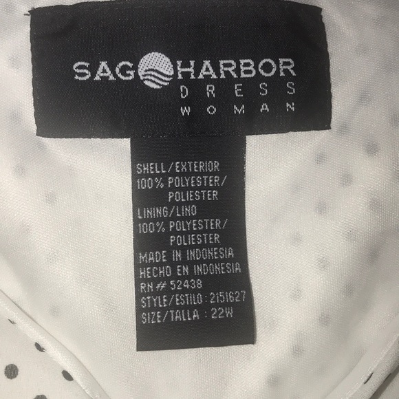 Sag Harbor sleeveless chiffon top with polka dots - Picture 7 of 10